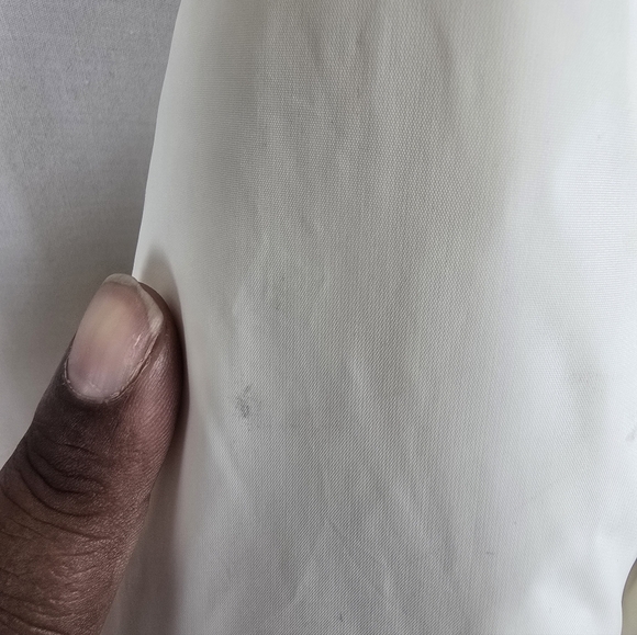 Nine West Women's Long Sleeve Ivory Puffer Coat Sz M - Picture 5 of 9